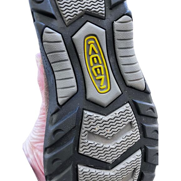 KEEN Girls Pink Plum Chevron Sweater Shearling Lined Pull On Boots 4 Cabincore - Picture 8 of 11